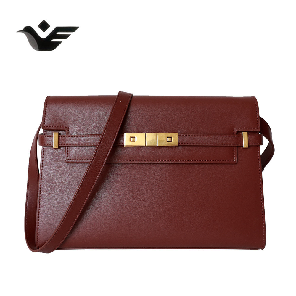 Feiyan Free Shipping New Designer Bag Luxury Shopping Bag Trendy Manhattan Women Bag Genuine Leather Kelly Bag Versatile Messenger Bag Shoulder