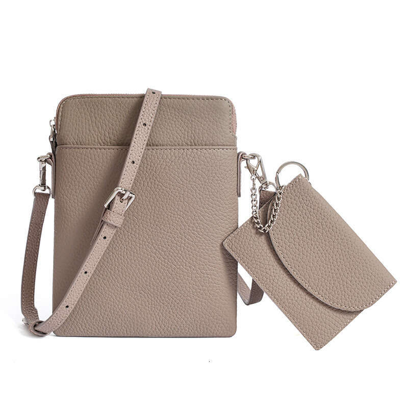 Genuine Leather Fashion Niche Design Shoulder Trendy New Cowhide Phone Crossbody Small Bag for Women designer wallet B5