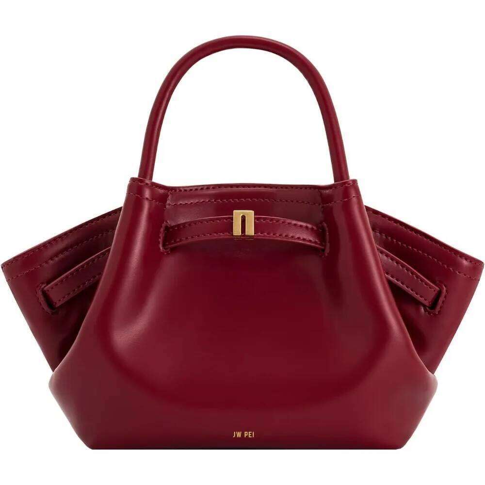 JW PEI Women's Hana Mini Faux Suede Tote Bag Claret
