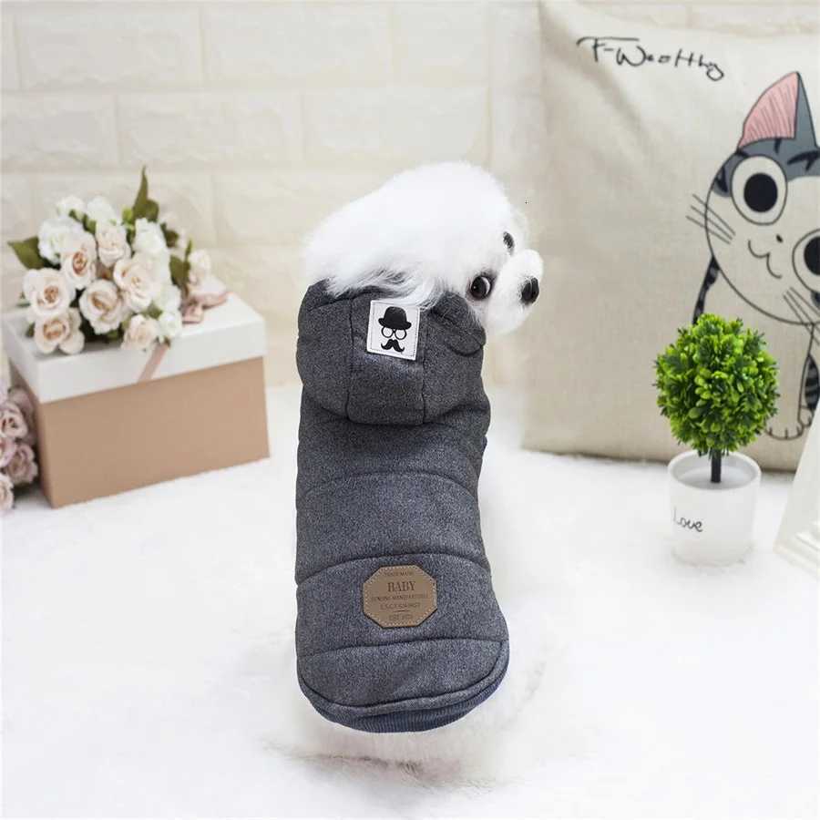 Cute Winter Padded Dog Vest Coat Hoodies Cat Puppy Cold Weather Coats et For Small Dog Drop Shipping W250904