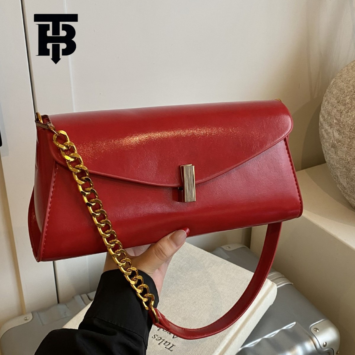 TB BHULAMTE Cross-Border Designer s bag 2025 Autumn New High-End Niche Genuine Leather Bag for Women Trendy Fashion Versatile Shoulder Crossbody Bag U