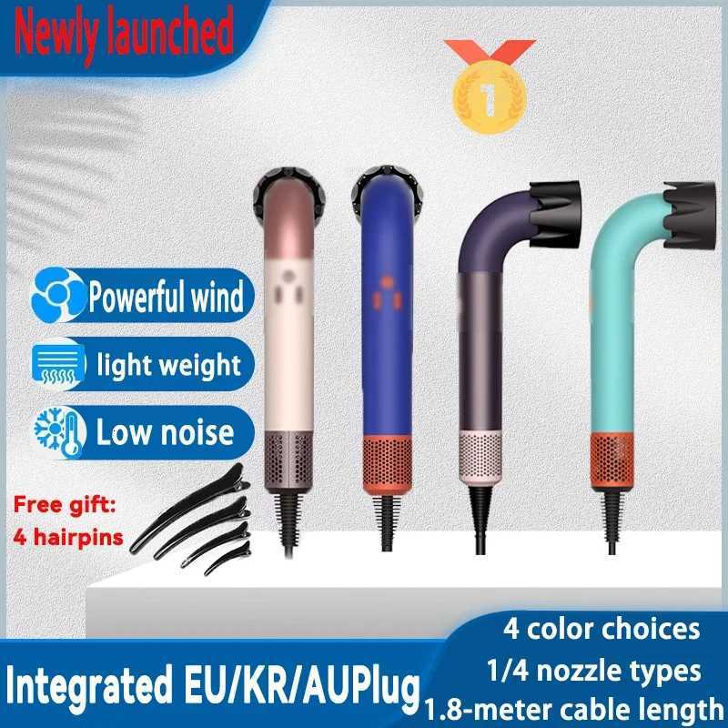 1400W pure original highpower hair dryer dries hair quickly lightweight body low noise comes with various types of nozzlesW250904