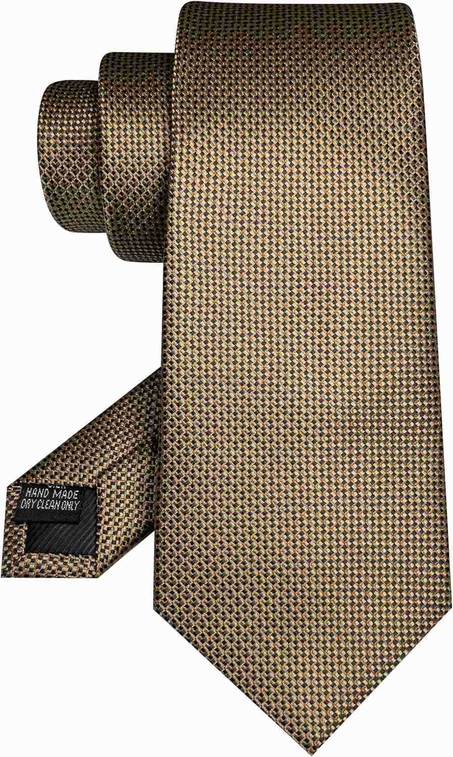 Mens Tie and Lapel Pin Necktie Pocket Square Cufflinks and Tie Clip Sets for Business Casual 5PCSW250904