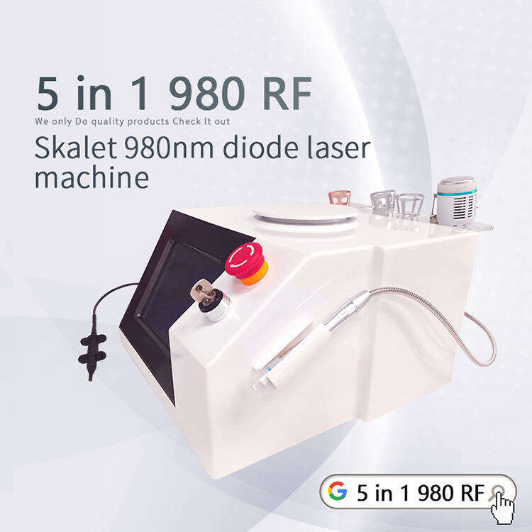 Multifunctional 980Nm Diode Laser Vascular Removal Gentle Soft Tissue Physiotherapy 60W Spider Vein Removal Skin Care Vascular Treatment Machine CE Ap