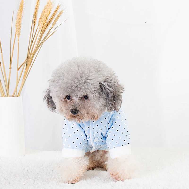 Pet cotton coat fashionable and comfortable little daisy clothes plus velvet thickened winter warm dog clothes W250904