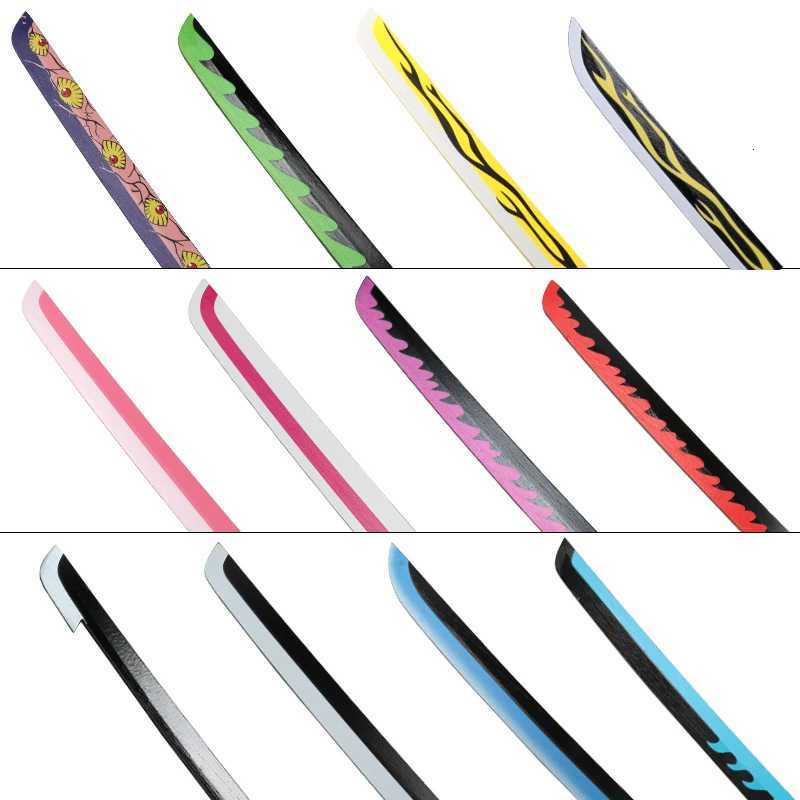 41 inch Demon Slayer Samurai Katana Sword With Belt And Holder Tanjiro Halloween Cosplay Props Decoration W250904