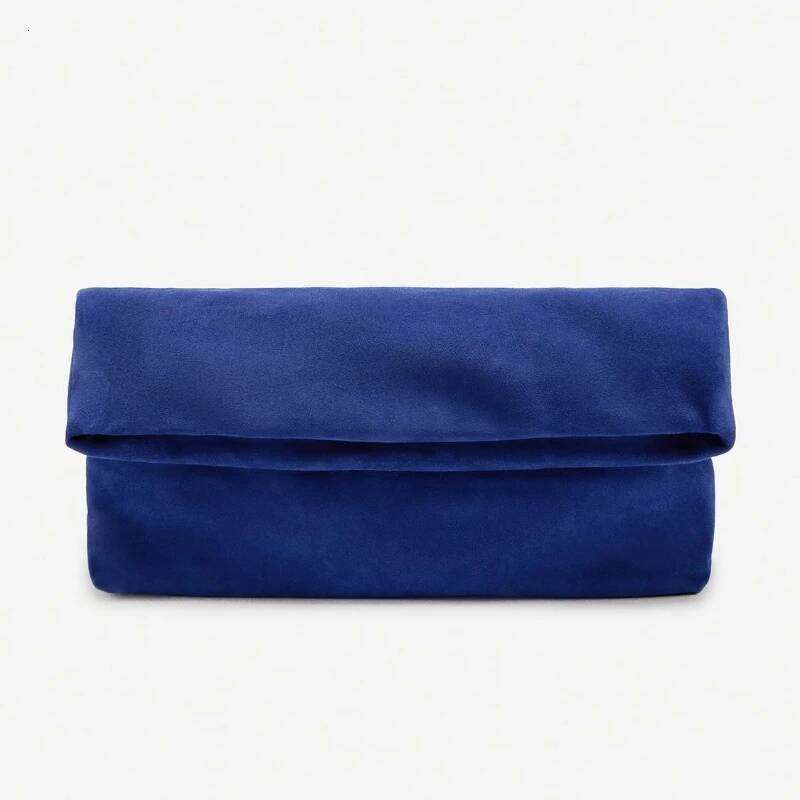 WOMEN'S MAXI SUEDE CLUTCH, Designer Evening Dress Bag, Fashionable Handbag Purses for Women