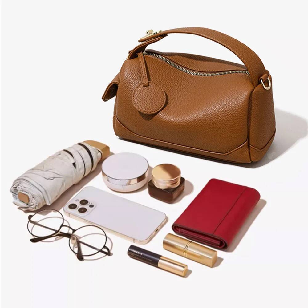 Women's Bags Fashion PU Leather Handbags Multi Pocket Design pillow Tote Bag European style hand-held crossbody bag for women