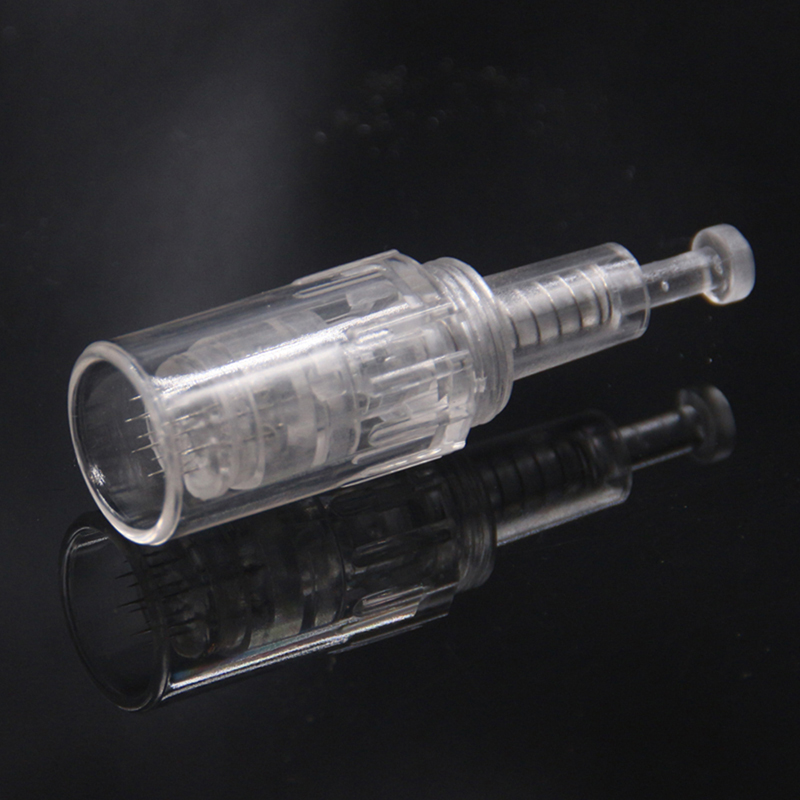 100Pcs Screw Slot Needle Dermapen Cartridges Electric Microneedles Mesotherapy MTS Tips 9/12/24/36/42 Pin Nano Derma Replacement Needles