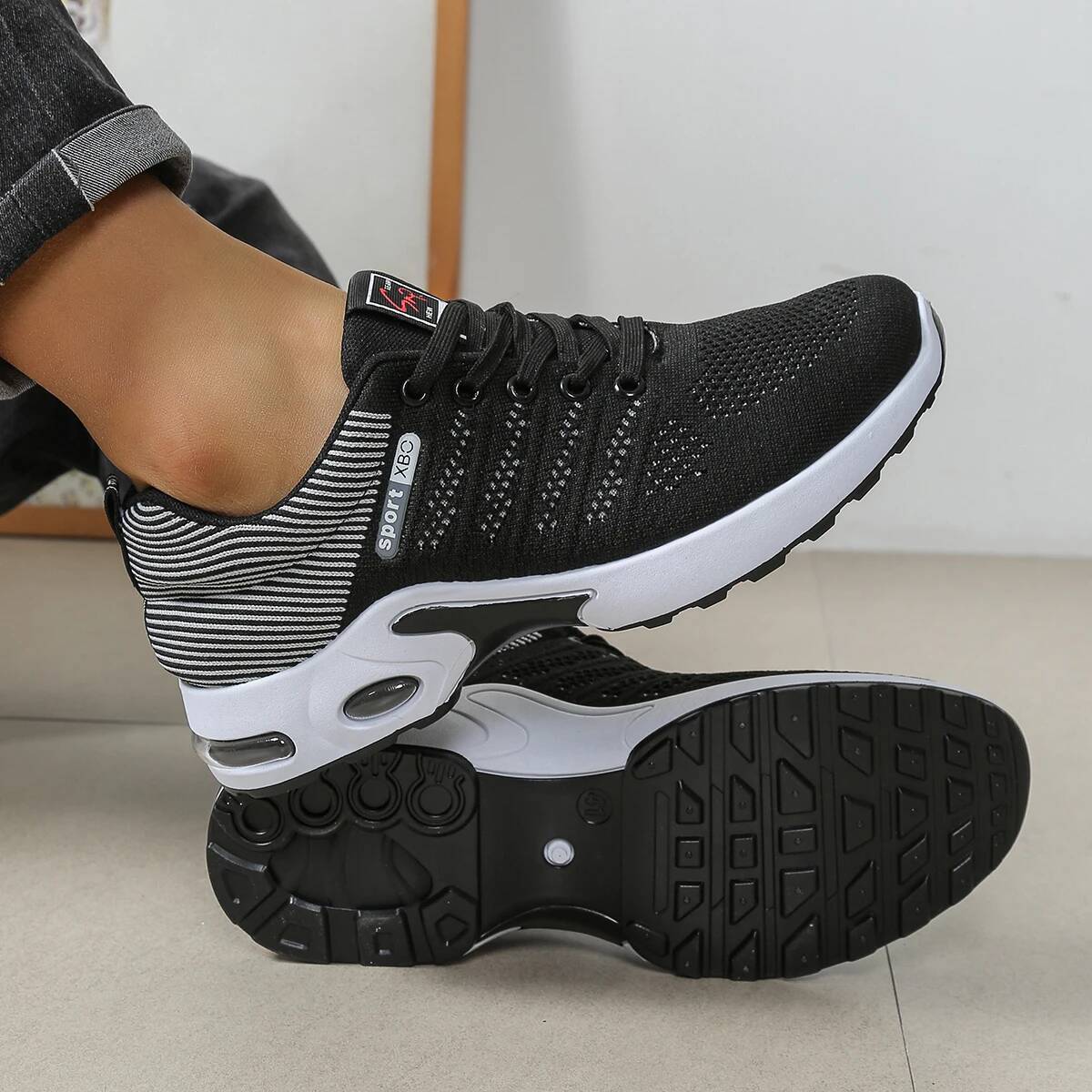 Super Breathable Lace-Up Running Shoes Non-slip, durable and pillow comfort - Men's Fashion Sneakers ddmysaturn