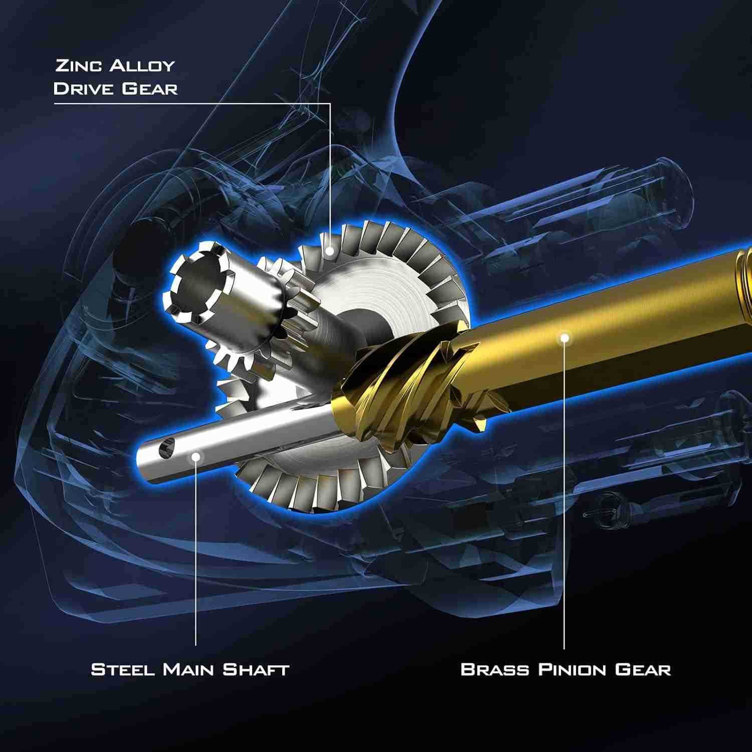 Spinning Reels Size 500 is Perfect for Ice Fishing Up to 175 Max Drag 521 Gear Ratio Ultra Smooth Powerful CNC Aluminum Spool 91 BB Light We W250904