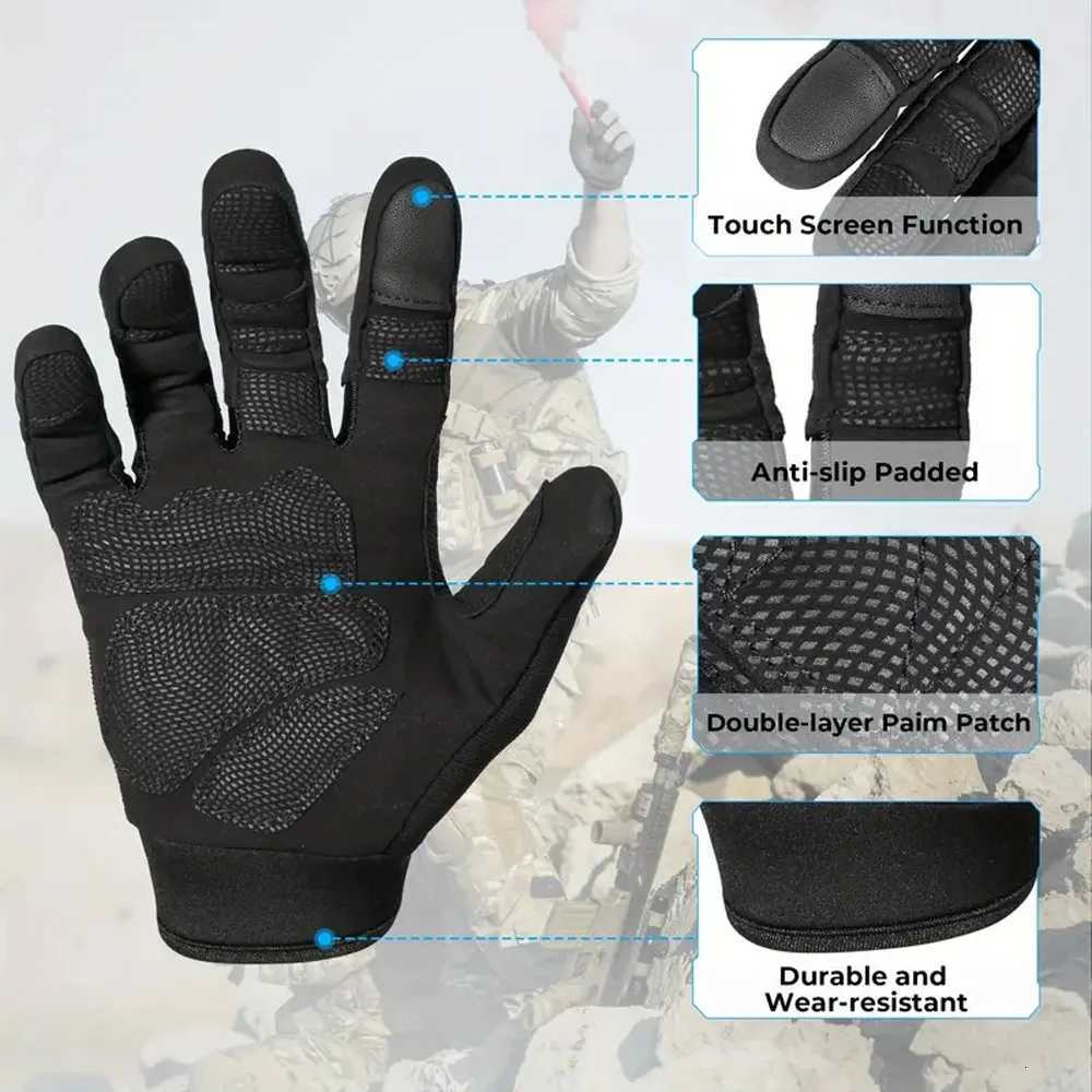 Tactical Gloves Touchscreen Motorcyc Gloves Sports Fitn Hunting Full Finger Hiking Gloves Protective GearXJ250904