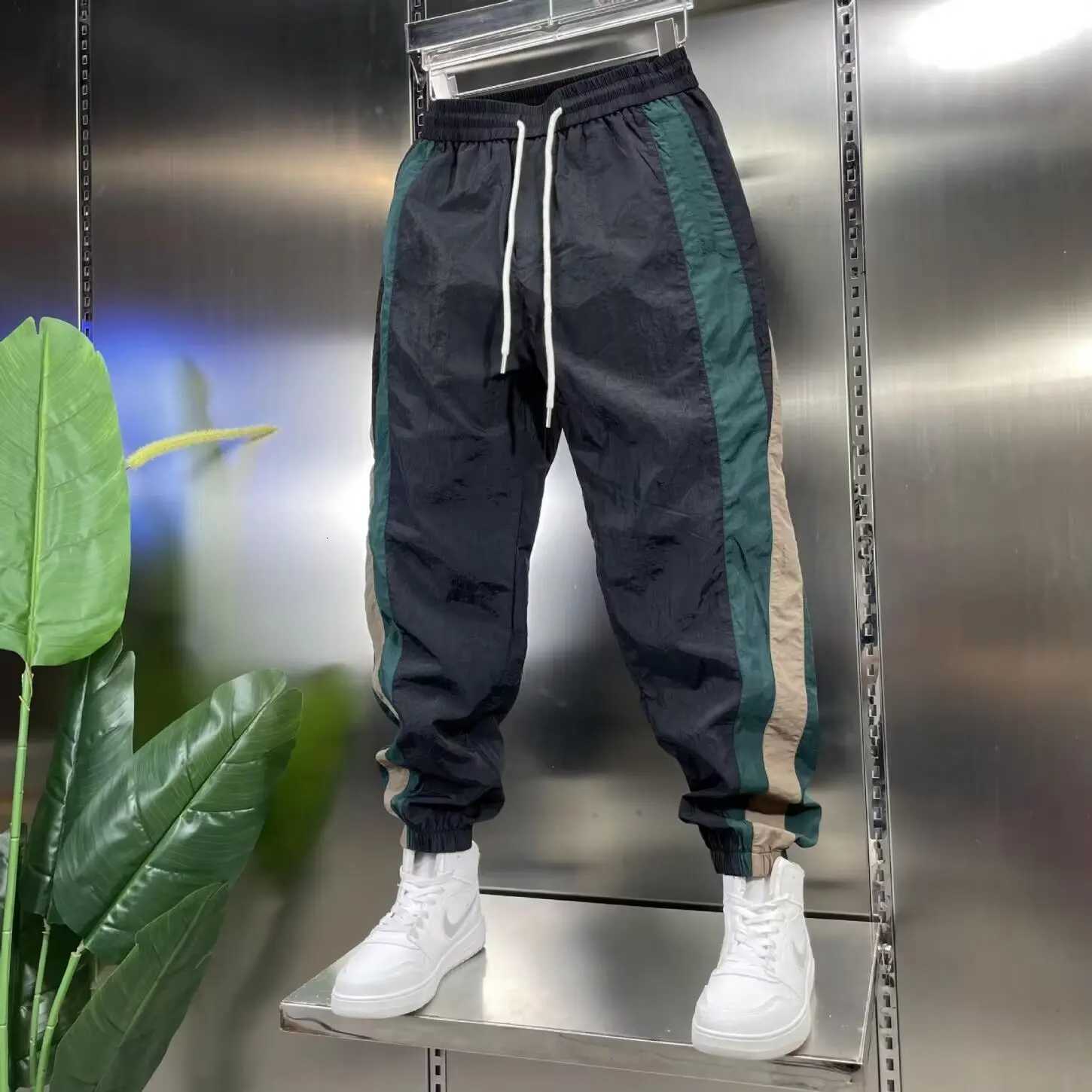 Running MEN FASHION Harajuku Mens Joggers Mens Sweatpants Straight Trousers Mens Summer Clothes Jogger Man Jogging Big SizeXJ250904