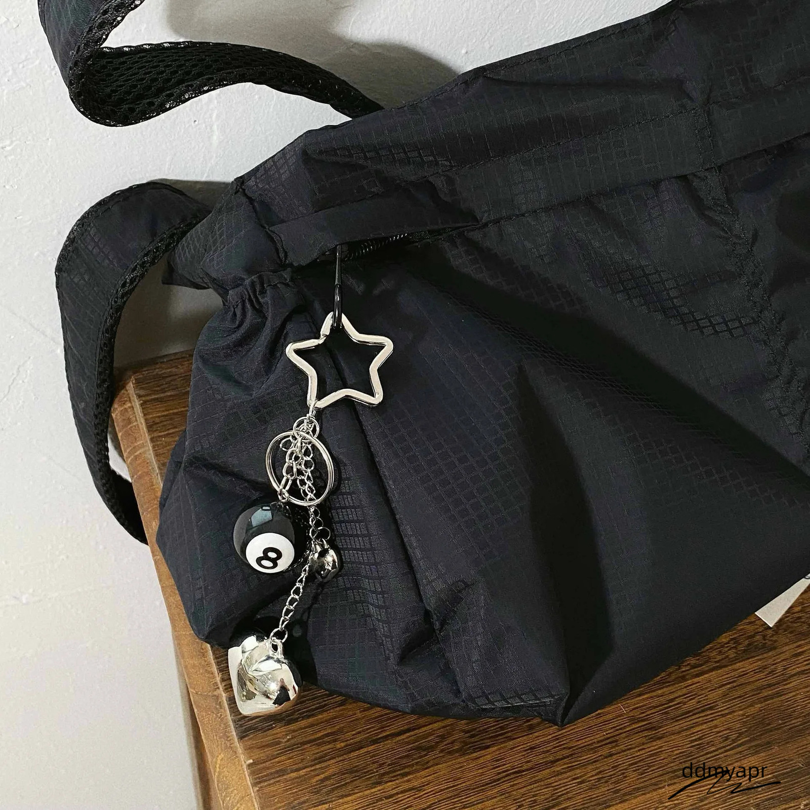 Phone Keychains: Metallic Star Heart Keychain ddmyday - Cool Car Keychains Bags, Phones, Unique Pendant For Men, Women, Couples ddmyday ddmyday ddmyda