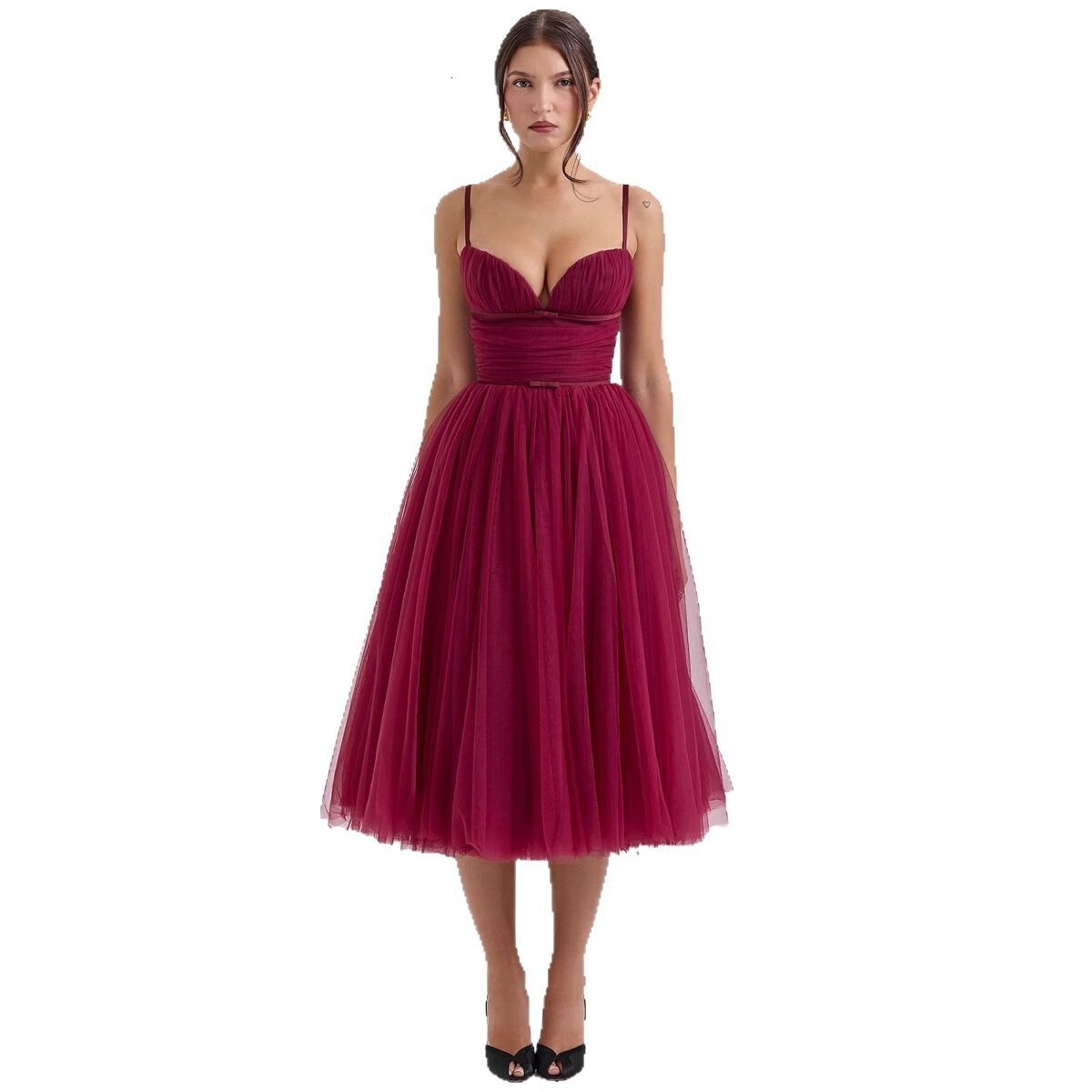 2025 New Sexy Strap Backless Casual Dress INS Dress Gown Christmas Party