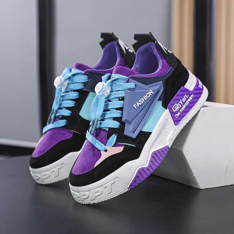 Low Top Sneakers 2024 New Leather Student Casual Shoes FAshion Trend WearResistant NonSlip Board Shoes Z250905