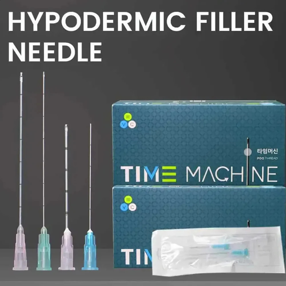 50pcs/box Disposable Blunt-tip Cannula 22g 23G 25G 27G 18G 30G 50mm 70mm Blunt Body Piercing Tattoo Needles Cannula Syringe 250815