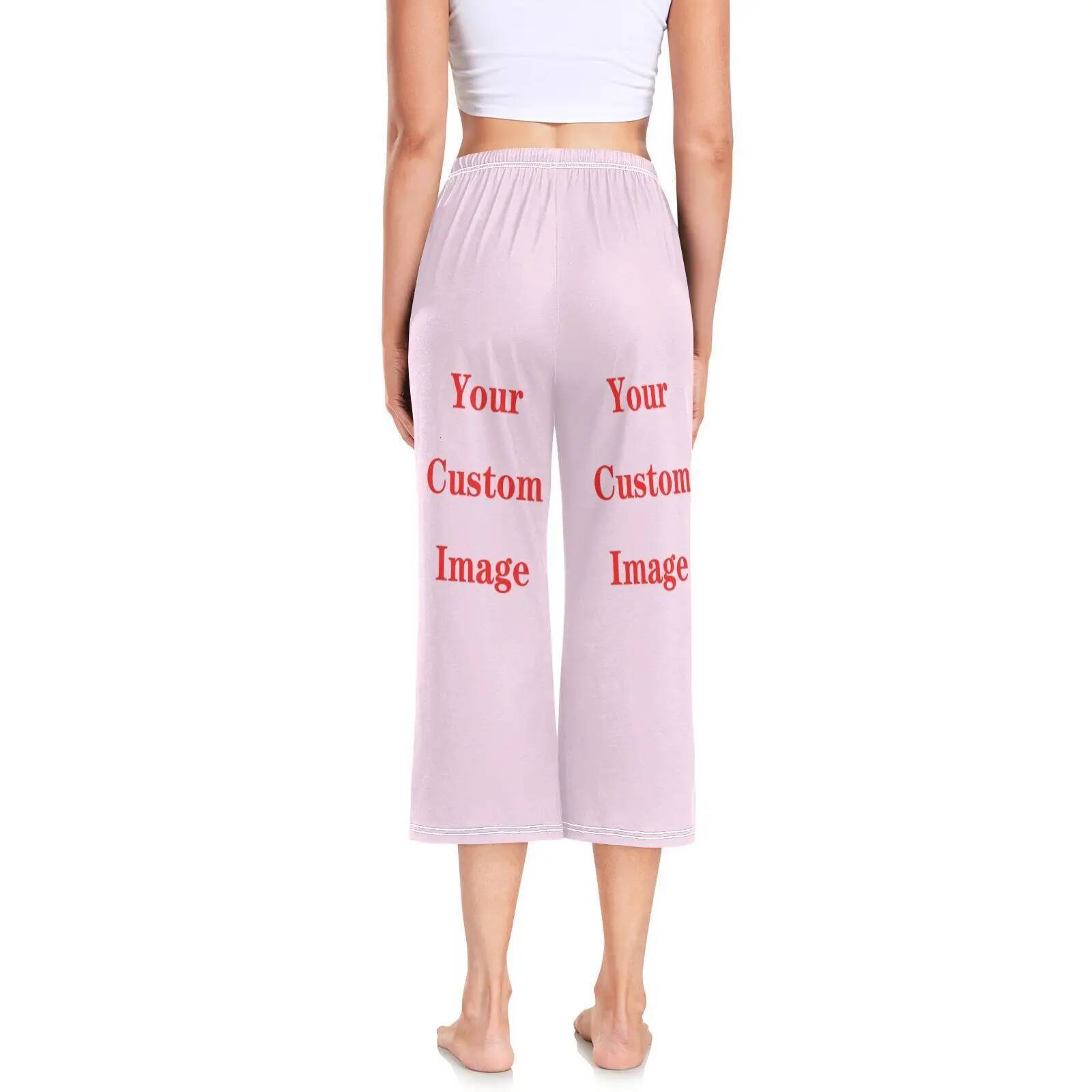 Women Spring Sleep Bottoms Wide Leg Pants Autumn Causal Summer Brand New Home Female Pamas Sleepwear Customized images