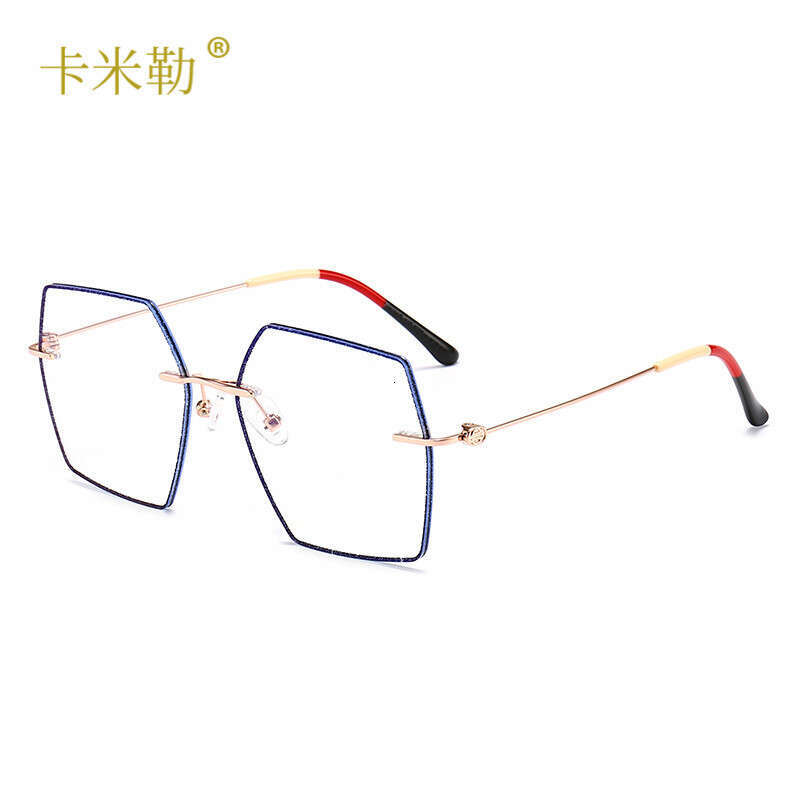 Anti-Blue Light Face Slimming Oval Frame Black Fashion Sunglasses 812 Polarized UV Outdoor Sports a52