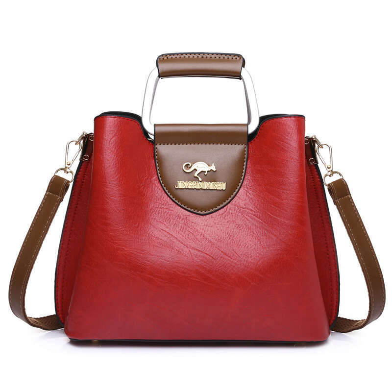 PU Soft Leather Texture Handbag New Women's Niche Design Fashion Single Shoulder Large Capacity Tote Bag