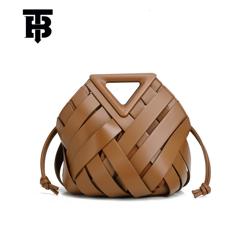 TB BHULAMTE Designer Bag Cross-border Metal Clip Bag For Women 2025 New Woven Bag European And Luxury Bag American Fashion Large Capacity Handbag