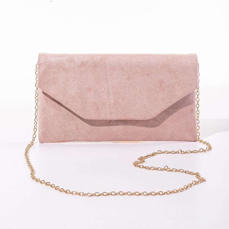 Women's Bags New Glitter Suede Evening Magnetic Buckle Chain Envelope Change Mobile Phone Messenger Bag In Stock