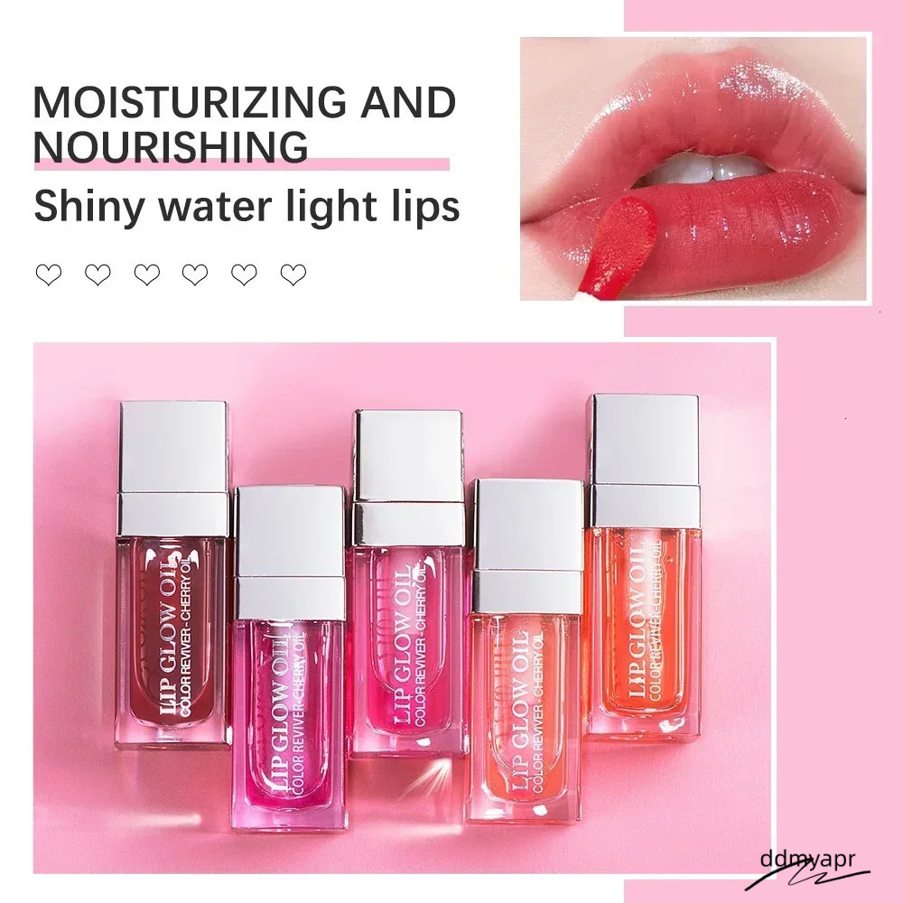 Plumping Oil 6Ml - Moisturizing Gloss Transparent ddmyday Glaze Hydrating Lip Plumper Makeup Liquid Lipstick