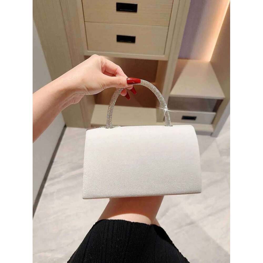 Ladies Autumn Retro Veet Flaps Evening Dress Tassel Banquet Promotion Party Handbag Bridal Bag Y241019