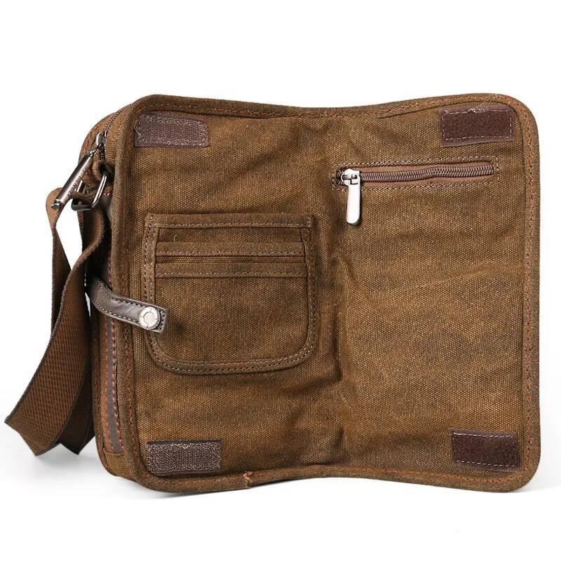 NEW Sale 2017 Canvas Versatile Casual Shoulder Messenger Bags For Men Retro Travel Bag high-quality