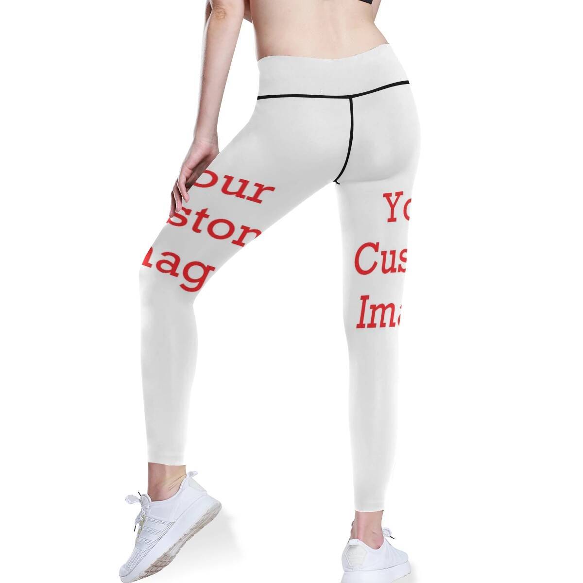 Custom Pattern Women Yoga Pants Sports Sportswear Stretchy Fiess Gym Exercise Leggings High Waist Seamless Push Up