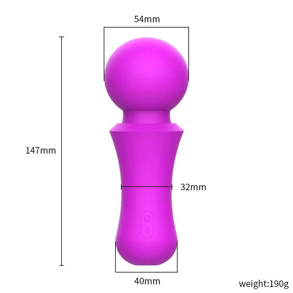 7 Modes Silicone Body Wand Rechargeable Personal Massager Sex ToysXJ250905