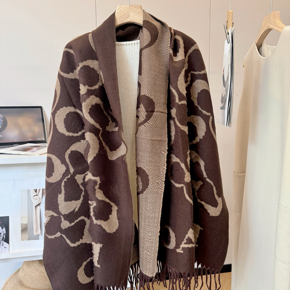 Designer scarf luxury women scarf winter cashmere scarf for women luxury scarf soft keep warm designer scarf fashion scarves tassel shawl monogram classic scarf