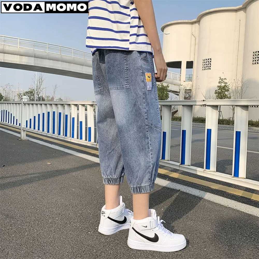 2023 Bermuda Jeans Casual Shorts Men Summer Clothing Male Denim Pant Cotton Long Capris Shores Of Chores pantalones cortos W250905