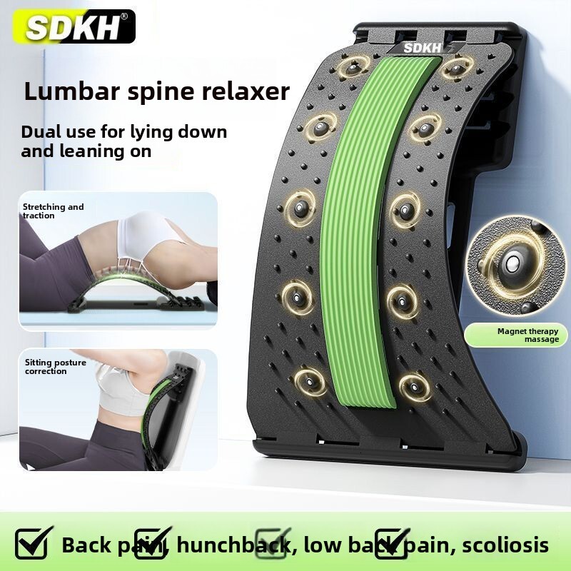 Relief Waist Middle-aged and Elderly Protection Massage Support Lumbar Spine Board Office Cervical Traction Device