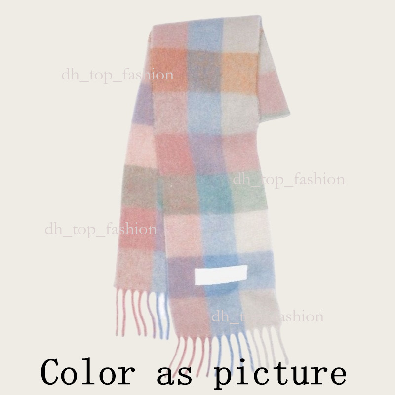 Luxury Acnes Scarfs Designers Woman High Quality Designer Acnee Scarf For Women Thick Cashmere Pashmina Warm Winter Scarf Mens Long Scarfs a65