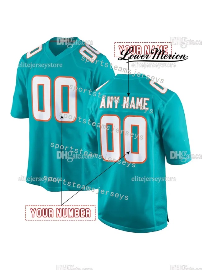 order Personalized Custom 2025 Rivalries Football Jersey No1 Tagovailoa Tyreek Hill Jaylen Waddle Marino Devon Achane Jevon Holland Jaelan Phillips Be