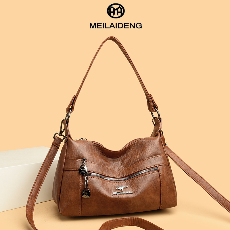 2025 New Style Women's One-Shoulder Crossbody Internet-Famous Simple Personalized And Casual Bag