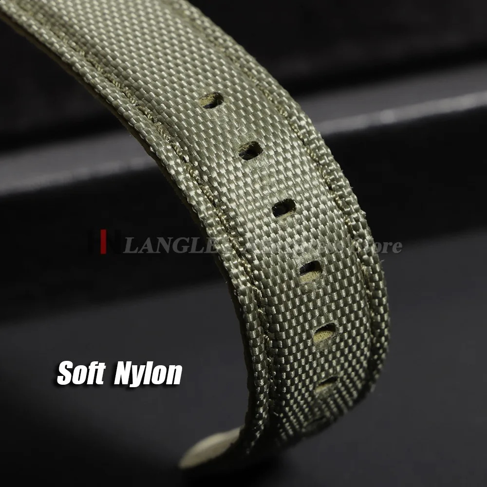 Sailcloth Watch Strap 20mm 22mm for Business Nylon Butterfly Buckle Waterproof Men Women Quick Release Watchband 250808