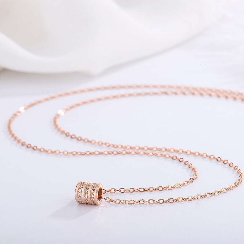 DH collections: 999 Pure Silver Slim - Waist Necklace for Women with Simple and Personalized Diamond - set Pendant