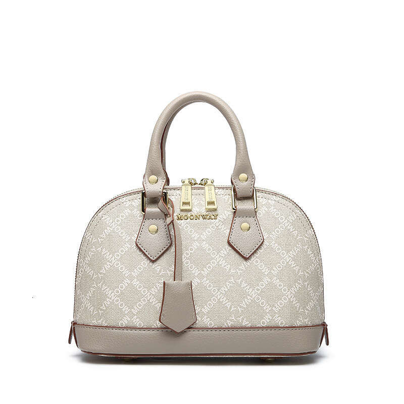 DHEssentials 2025 New Women's Shell Bag, Retro European Style, PVC Crossbody Shoulder Handbag, Color Block, Large Capacity, Spring Summer