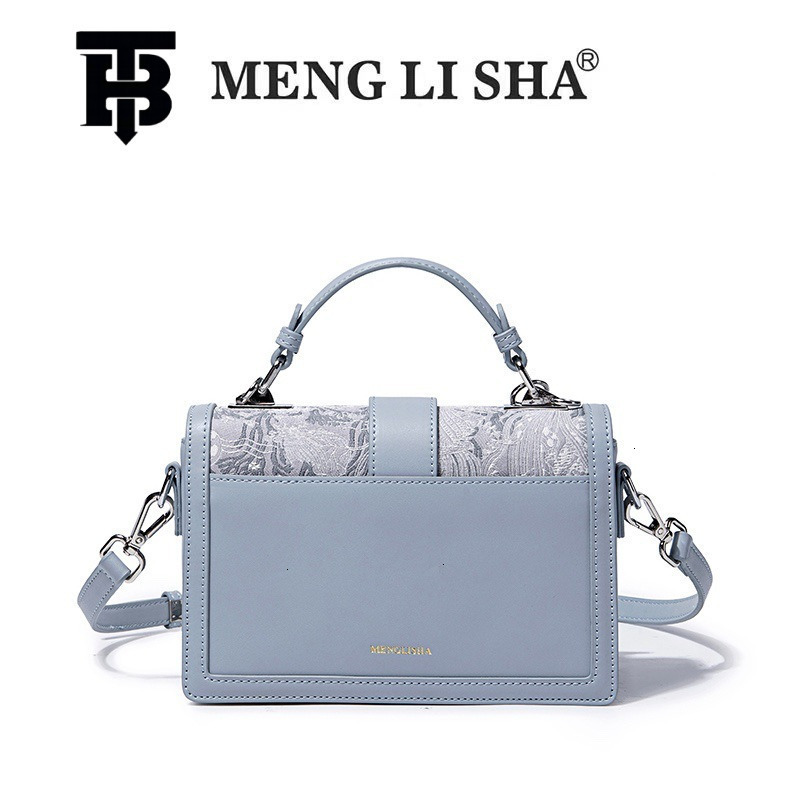 Free Shipping Designer Luxury New Women's Box Handbag Korean Style Fashion Chinese Embroidery Shoulder Bag High-quality Texture Commuting Makeup 