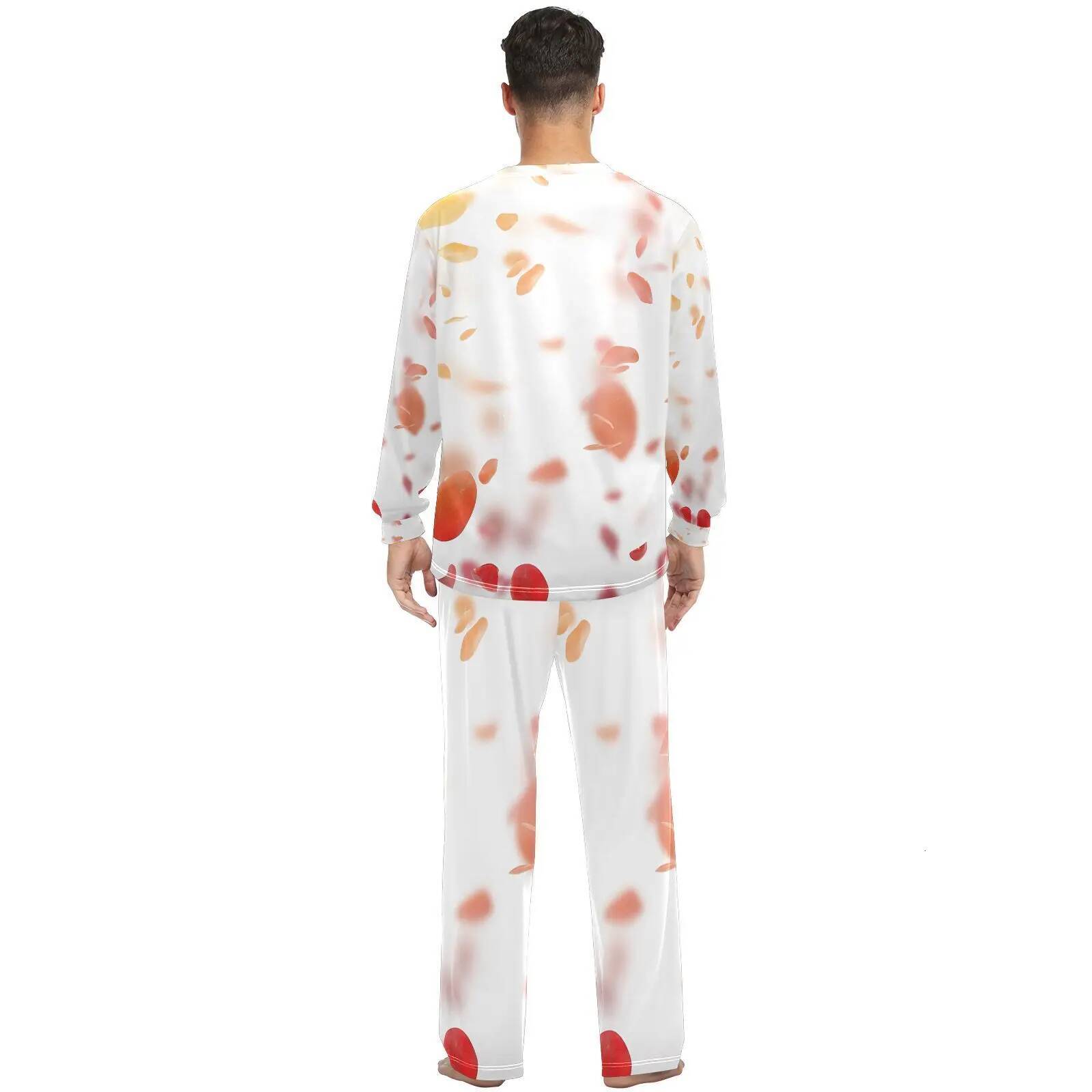 Couple's pama set Loose Women Pama Sets Home Sleepwear Spring Autumn Trousers For Men Pijama Elastic Long Pants pyjama