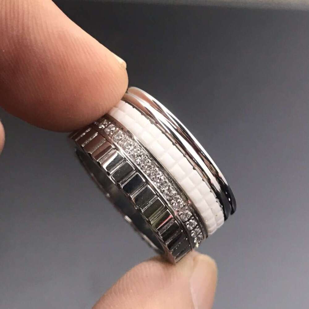 High Version Baojia Poetry Dragon Fortune Couple Gear Rotating Unisex Rings Bands