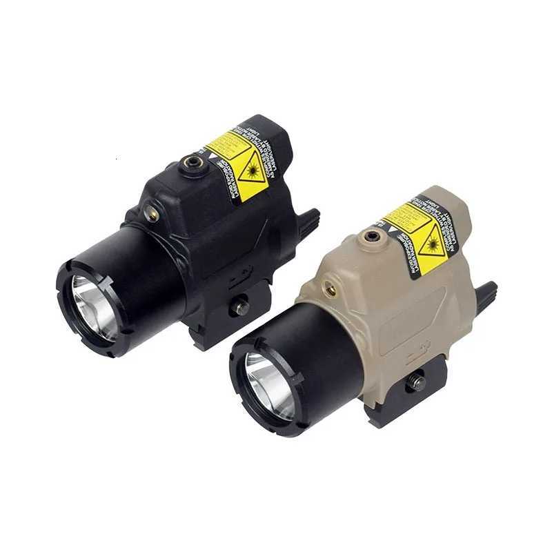 Tactical Flashlight Metal 1000 Lumens TR1 LED Strobe Light 20mm G17 Airsoft Rifle TR7 Scout Torch Hunting Gun LampXJ250905