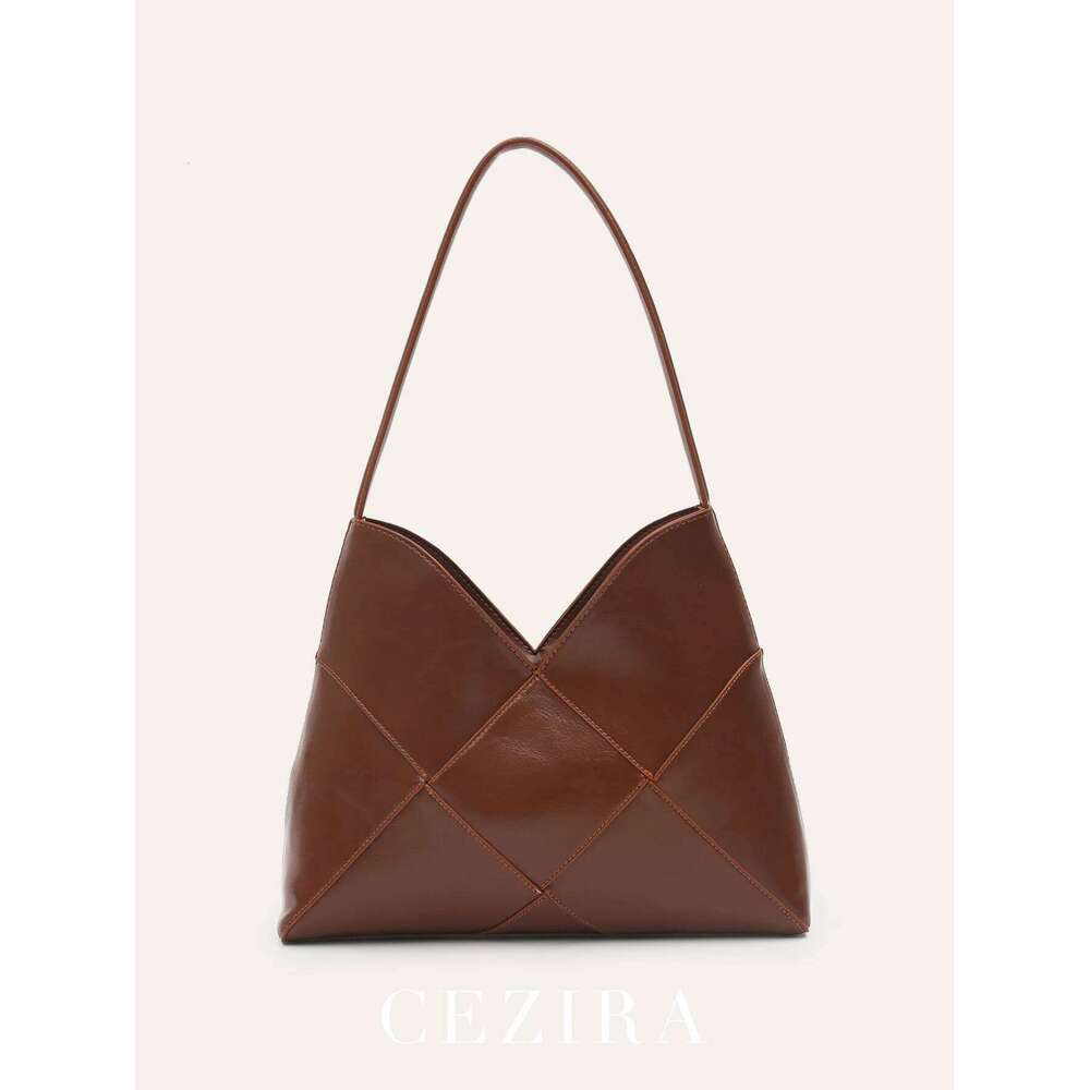Best Seller Designer Bag Woven Bag Brand Fashion Elegant PU Leather Zipper Closure Baguette Shoulder Handbag For Women Daily Office Casual
