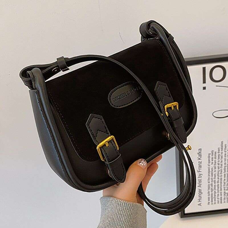 Simple And High-End For Women In 2024, Solid Color New Frosted Versatile Single Shoulder Underarm Bag, Crossbody Small