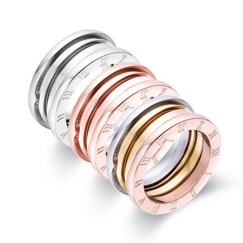 FYSARA New Chic Ran Numeral Carving Stainl Steel Mix Geetric Finger Rings For Wen Friendship Party Lucky Gift S250905
