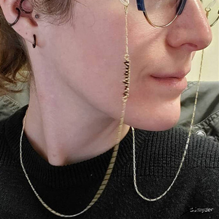 New Stainless Steel English Name Glasses Chain Ddmydec