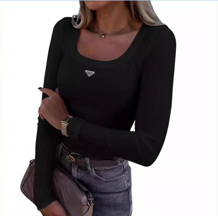 Designer T Shirt Knitted Womens T-Shirt Round Neck Loose Summer Fashion F Letter Print Breathable Short-Sleeved Cotton Slim Pullover Tops