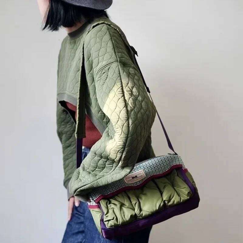 Richme Vintage Women Bag 2025 Trend Individuality Patchwork Concise Daily Boston Bolso Designer New in Crossbody Shoulder Bagsluxury bag tote bag